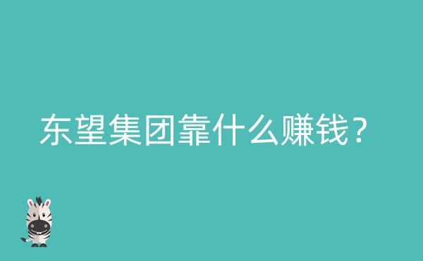 东望集团靠什么赚钱？