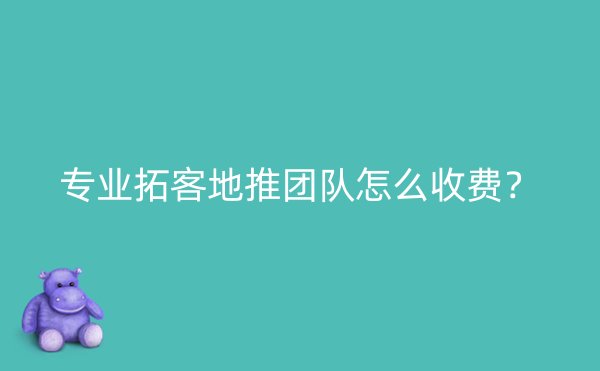 专业拓客地推团队怎么收费？